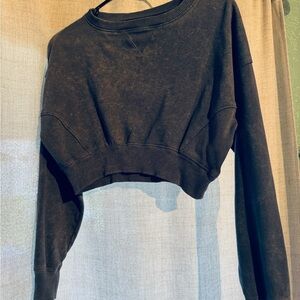 Women's Blue Aeropostale Cropped Sweatshirt